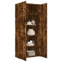 Aparador de madera de ingeniería roble ahumado 80x42,5x185 cm de , Aparadores - Ref: Foro24-3281438, Precio: 204,15 €
