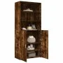 Smoked oak engineered wood sideboard 80x42.5x185 cm by , Sideboards - Ref: Foro24-3281382, Price: 175,55 €, Discount: %