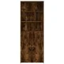 Smoked oak engineered wood sideboard 80x42.5x185 cm by , Sideboards - Ref: Foro24-3281382, Price: 175,55 €, Discount: %