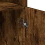 Aparador de madera de ingeniería roble ahumado 80x42,5x185 cm de , Aparadores - Ref: Foro24-3281382, Precio: 175,09 €, Descue...