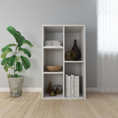 Weißes Sperrholzregal/Sideboard 50x25x80 cm von vidaXL, Bücherregale und Regale - Ref: Foro24-800162, Preis: 42,76 €, Rabatt: %
