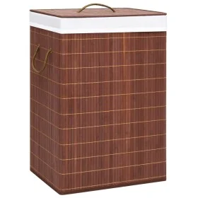 Bamboo laundry basket 2 sections brown 72 l by vidaXL, Laundry baskets - Ref: Foro24-320747, Price: 27,90 €, Discount: %