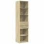 Aparador de madera de ingeniería roble Sonoma 45x42,5x185 cm de , Aparadores - Ref: Foro24-3281450, Precio: 125,36 €, Descuen...