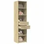 Aparador de madera de ingeniería roble Sonoma 45x42,5x185 cm de , Aparadores - Ref: Foro24-3281450, Precio: 125,36 €, Descuen...