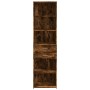 Aparador de madera de ingeniería roble ahumado 50x42,5x185 cm de , Aparadores - Ref: Foro24-3281459, Precio: 145,93 €, Descue...