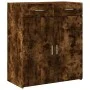 Aparador de madera de ingeniería roble ahumado 80x42,5x93 cm de , Aparadores - Ref: Foro24-3281473, Precio: 132,33 €, Descuen...