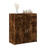 Smoked oak engineered wood sideboard 80x42.5x93 cm by , Sideboards - Ref: Foro24-3281473, Price: 134,27 €, Discount: %