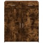 Smoked oak engineered wood sideboard 80x42.5x93 cm by , Sideboards - Ref: Foro24-3281473, Price: 134,27 €, Discount: %