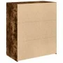 Aparador de madera de ingeniería roble ahumado 80x42,5x93 cm de , Aparadores - Ref: Foro24-3281473, Precio: 132,33 €, Descuen...
