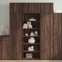 Tall brown oak plywood sideboard 70x41x185 cm by , Sideboards - Ref: Foro24-3281693, Price: 118,36 €, Discount: %