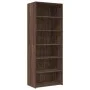 Aparador alto madera contrachapada marrón roble 70x41x185 cm de , Aparadores - Ref: Foro24-3281693, Precio: 117,04 €, Descuen...
