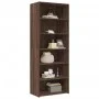 Aparador alto madera contrachapada marrón roble 70x41x185 cm de , Aparadores - Ref: Foro24-3281693, Precio: 117,04 €, Descuen...