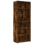 Aparador alto madera de ingeniería roble ahumado 70x41x185 cm de , Aparadores - Ref: Foro24-3281691, Precio: 115,60 €