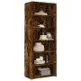 Tall smoked oak engineered wood sideboard 70x41x185 cm by , Sideboards - Ref: Foro24-3281691, Price: 114,03 €, Discount: %