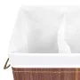 Bambus-Wäschekorb 2-teilig braun 72 l von vidaXL, Wäschekörbe - Ref: Foro24-320747, Preis: 27,90 €, Rabatt: %