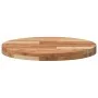 Solid acacia wood round table top Ø50x4 cm by , Table tops - Ref: Foro24-4008701, Price: 50,63 €, Discount: %