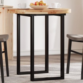 Massiver runder Akazienholztisch Ø70x4 cm von , Tischplatten - Ref: Foro24-4008703, Preis: 86,58 €, Rabatt: %