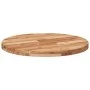 Massiver runder Akazienholztisch Ø70x4 cm von , Tischplatten - Ref: Foro24-4008703, Preis: 85,03 €, Rabatt: %
