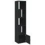 Engineered wood black shelf 40x36x189 cm by , Bookcases and shelves - Ref: Foro24-848242, Price: 80,26 €, Discount: %