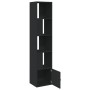 Schwarzes Regal aus Ingenieurholz 40x36x189 cm von , Bücherregale und Regale - Ref: Foro24-848242, Preis: 81,40 €, Rabatt: %