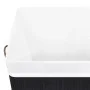 Black Single Section Bamboo Laundry Basket 83L by vidaXL, Laundry baskets - Ref: Foro24-320758, Price: 30,07 €, Discount: %