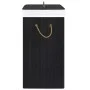 Bamboo laundry basket 2 sections black 72 l by vidaXL, Laundry baskets - Ref: Foro24-320745, Price: 35,15 €, Discount: %