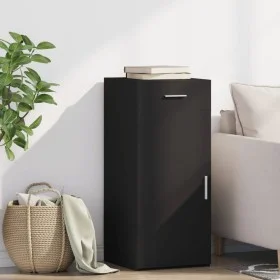 Engineered wood black sideboard 40x42.5x93 cm by , Sideboards - Ref: Foro24-846279, Price: 83,03 €, Discount: %