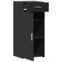 Engineered wood black sideboard 40x42.5x93 cm by , Sideboards - Ref: Foro24-846279, Price: 83,03 €, Discount: %