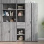 Engineered wood sideboard in Sonoma grey, 40x42.5x185 cm by , Sideboards - Ref: Foro24-3281446, Price: 131,87 €, Discount: %