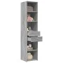 Engineered wood sideboard in Sonoma grey, 40x42.5x185 cm by , Sideboards - Ref: Foro24-3281446, Price: 131,87 €, Discount: %