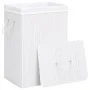 White Single Section Bamboo Laundry Basket by vidaXL, Laundry baskets - Ref: Foro24-320751, Price: 35,37 €, Discount: %