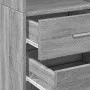 Engineered wood sideboard in Sonoma grey, 40x42.5x185 cm by , Sideboards - Ref: Foro24-3281446, Price: 131,87 €, Discount: %