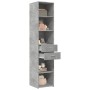 Aparador de madera de ingeniería gris hormigón 40x42,5x185 cm de , Aparadores - Ref: Foro24-3281444, Precio: 113,56 €, Descue...