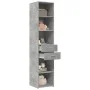 Engineered wood gray concrete sideboard 40x42.5x185 cm by , Sideboards - Ref: Foro24-3281444, Price: 112,64 €, Discount: %