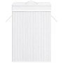 Weißer einteiliger Bambus-Wäschekorb von vidaXL, Wäschekörbe - Ref: Foro24-320751, Preis: 32,07 €, Rabatt: %