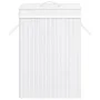 White Single Section Bamboo Laundry Basket by vidaXL, Laundry baskets - Ref: Foro24-320751, Price: 35,37 €, Discount: %