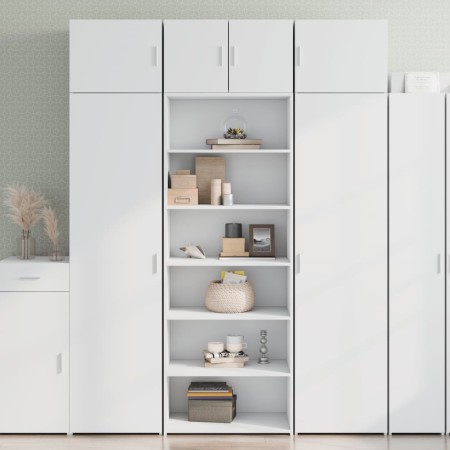 Aparador alto madera de ingeniería blanco 70x41x185 cm de , Aparadores - Ref: Foro24-3281687, Precio: 128,49 €, Descuento: %