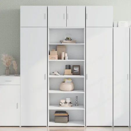 Hoher Schrank aus weißem Ingenieurholz 70x41x185 cm von , Sideboards - Ref: Foro24-3281687, Preis: 126,86 €, Rabatt: %