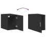 Armario de pared madera de ingeniería negro 30x42,5x40 cm de , Aparadores - Ref: Foro24-846090, Precio: 35,54 €, Descuento: %