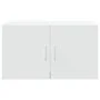 Engineered wood white wall cabinet 70x42.5x40 cm by , Sideboards - Ref: Foro24-846117, Price: 78,54 €, Discount: %