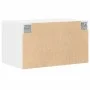 Engineered wood white wall cabinet 70x42.5x40 cm by , Sideboards - Ref: Foro24-846117, Price: 78,54 €, Discount: %
