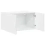 Engineered wood white wall cabinet 70x42.5x40 cm by , Sideboards - Ref: Foro24-846117, Price: 78,54 €, Discount: %