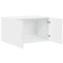 Wandschrank aus weißem Ingenieurholz 70x42,5x40 cm von , Sideboards - Ref: Foro24-846117, Preis: 80,56 €, Rabatt: %