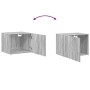 Engineered wood Sonoma gray wall cabinet 50x42.5x40 cm by , Sideboards - Ref: Foro24-846115, Price: 49,04 €, Discount: %