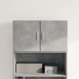 Engineered wood gray concrete wall cabinet 70x42.5x40 cm by , Sideboards - Ref: Foro24-846120, Price: 56,76 €, Discount: %