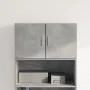 Engineered wood gray concrete wall cabinet 70x42.5x40 cm by , Sideboards - Ref: Foro24-846120, Price: 56,76 €, Discount: %