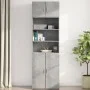 Engineered wood gray concrete wall cabinet 70x42.5x40 cm by , Sideboards - Ref: Foro24-846120, Price: 56,76 €, Discount: %