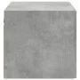 Engineered wood gray concrete wall cabinet 70x42.5x40 cm by , Sideboards - Ref: Foro24-846120, Price: 56,76 €, Discount: %