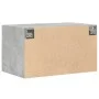 Engineered wood gray concrete wall cabinet 70x42.5x40 cm by , Sideboards - Ref: Foro24-846120, Price: 56,76 €, Discount: %