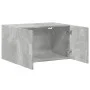 Engineered wood gray concrete wall cabinet 70x42.5x40 cm by , Sideboards - Ref: Foro24-846120, Price: 56,76 €, Discount: %